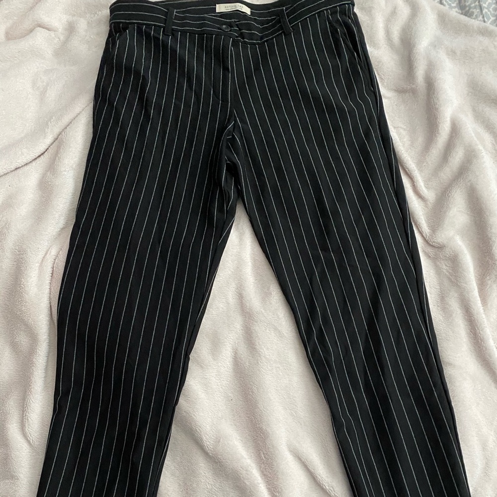 Pinstripe pants